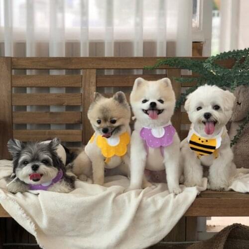 Dog bandana dog dog accessories pet accessories dogs triangular binder dog supplies pet dog scarf for dog cat supplies 210305