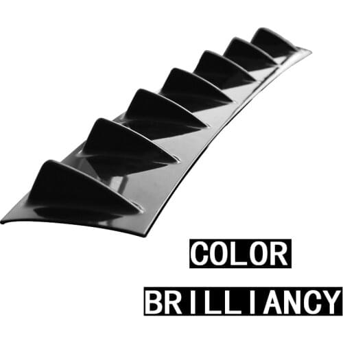 Car Bumper Deflector Modified Spoiler Shark Fin 7 Wings For Kia Rio 3 Ceed Cerato Sorento Mazda CX-5 6 Mini Cooper R56 F56