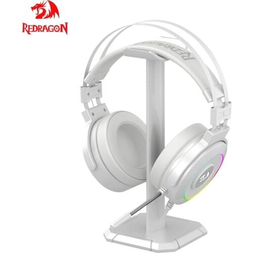 Redragon Lamia2 RGB Gaming Headphone 7.1 USB Surround sound headset With Microphone,Earphones bracket for Computer PC H320