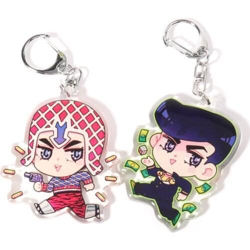 Custom Clear Acrylic Keychains Cartoon Key Chain Photo Customized Anime Charms Hologram Clear Acrylic Personalized Keychains