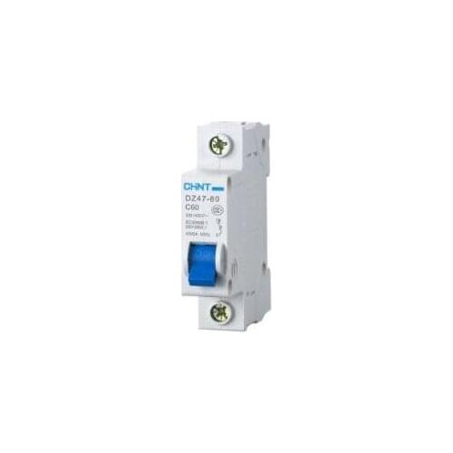 CHINT DZ47-60 C60 1 P 60A Miniature House Air Switch Circuit Breaker with Over Current and Escape Protection