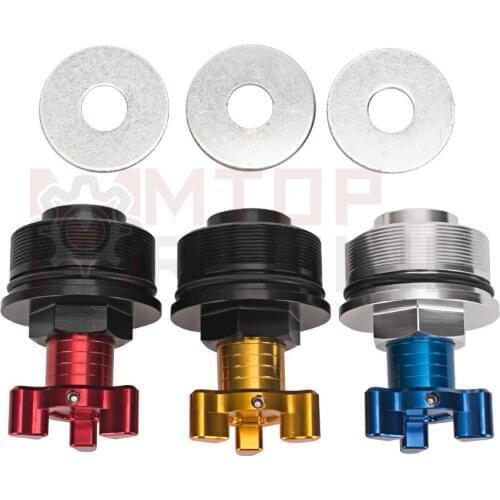 Preload Fork Caps For Honda ST1100 ABS 1996-2002 XL1000V ABS 2004 2005 2006 2007 2008 2009 51454-MZ1-003 Adjustable Fork Bolts