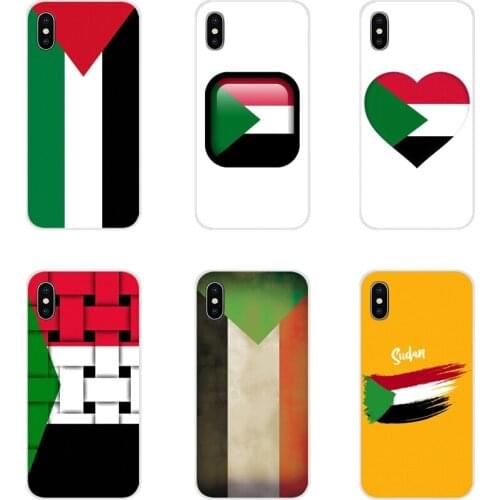 Sudan National flag For Apple iPhone X XR XS MAX 4 4S 5 5S 5C SE 6 6S 7 8 Plus ipod touch 5 6 Accessories Phone Shell Covers