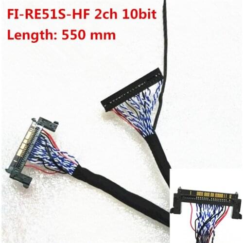 FI-RE51S-HF 2CH 10bit TV LVDS screen line On the right side of the power supply defined screen line length 550mm
