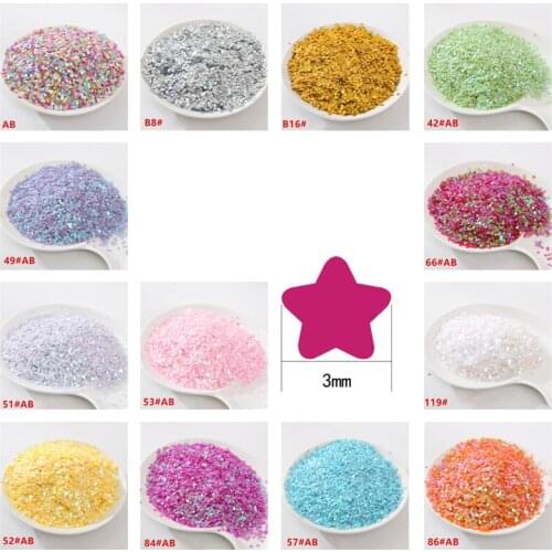Mix size mix colors Glitter Sequins Sea Shell Shape Paillettes Mix Pailletten PVC Sqeuin Loose Colorful Lentejuelas DIY Paillett