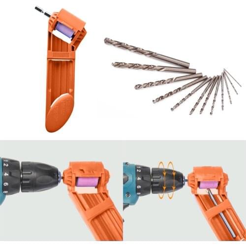 Titanium Dril Corundum Grinding Wheel Drill Bit Powered Tool Parts Wear-resistant Utility Spanner ABS 2-12.5mm Small Sharpener