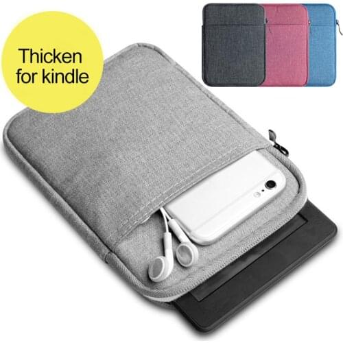 Shockproof E-Reader Protective Bag Case Cover Canvas Anti-Scratch Case For Kindle 499 558 Paperwhite Black Grey чехол