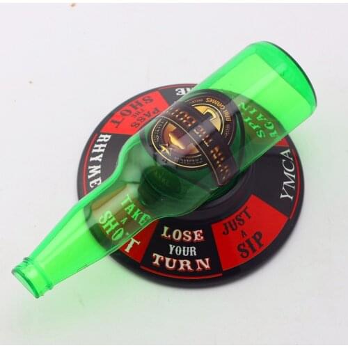 Funny Board Game Night Club Bar Adult Party Game Spin The Bottle Drinking Game Drink Toy Novelty Toy Wedding Birthday Party Toy