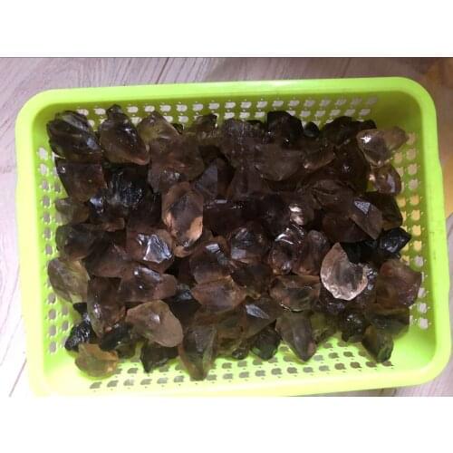50g/100g Raw Natural Citrinesss Smokys Quartz Crystal Rough Stones Jewelry Decoration Lucky Ore Energy Chakra Stones