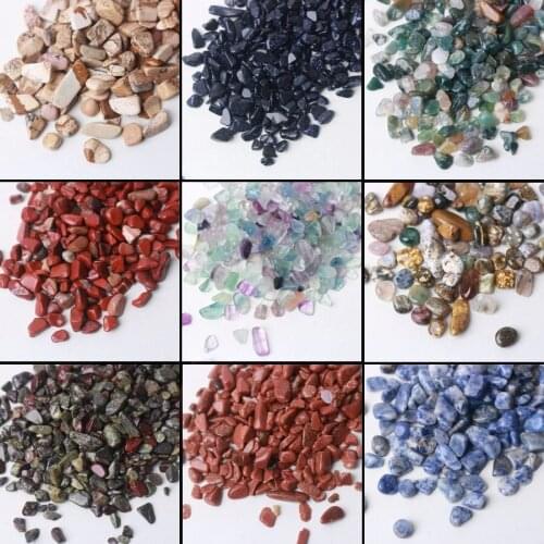 50g Colorful Polished Natural Gravel Rock Mini Crystal Gem Gift