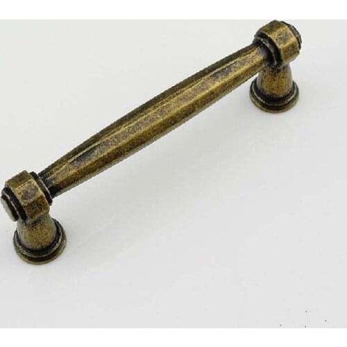 96mm bronze drawer cabinet handle pull antique brass dresser cupbord wardrobe door pull handle 3.8" vintage furniture handles