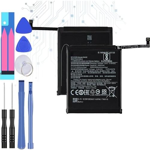 For Xiao Mi Phone Battery BM 3E for Xiaomi Mi 8 Mi8 M8 BM3E Real 3400mAh High Quality Replacement Battery+ Free Tools+Stickers