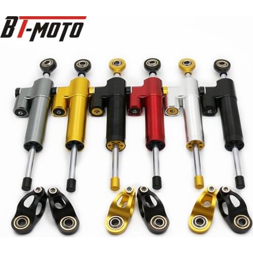 MT07 MT09 FZ MT 09 Moto CNC Damper Steering StabilizerLinear Reversed Safety Control Over 600CC Bike Fit For Kawasaki Suzuki