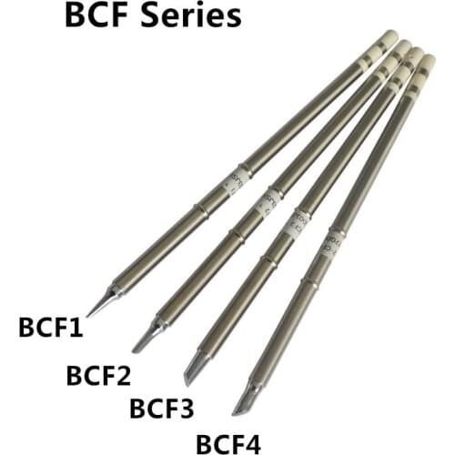 Gudhep Soldering tips T12-BCF1 BCF2 BCF3 CF4 Soldering Iron Tips for Hakko FM203 Soldering Rework Station FM2027 Handle