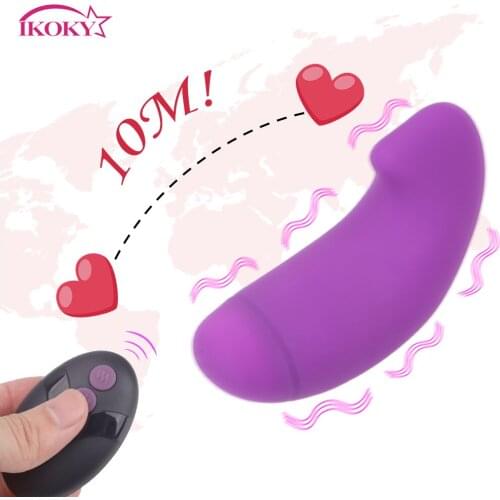 IKOKY 7 Frequency Vibrating Panties Female Masturbator Sex Toys for women Wearable G-Spot Vibrator Invisible Jumping Egg