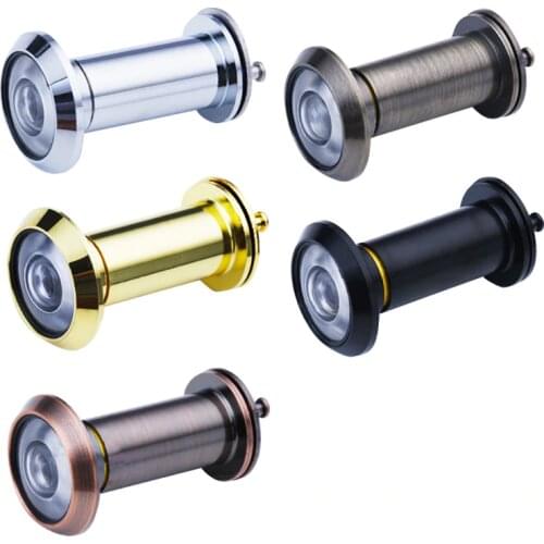 High Quality 200 Degree Alloy Tamper Adjustable Home Security Camera Optical Glass House Anti-Theft Eye Video Door Peephole