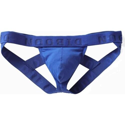 Gay briefs Men jockstrap Sexy male Underwear Men Jockstrap Briefs Gay Slip Cuecas Men thongs Strings tanga Penis Pouch jockstrap