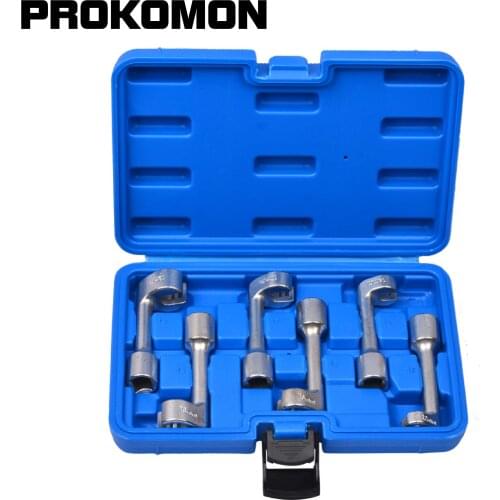 6pc 1/2" Dr. Diesel Fuel Injector Line Injection Socket Set 12 14 16 17 18 19mm