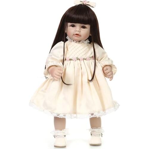 2016 NEW design Reborn toddler girl doll sweet baby doll Birthday Gift Toys for Girls can stand by itself