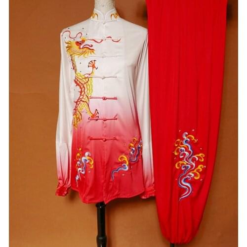 Wushu taichi taiji clothes changquan uniform Martial arts competition clothing embroidered kungfu nanquan taolu clothes uniform