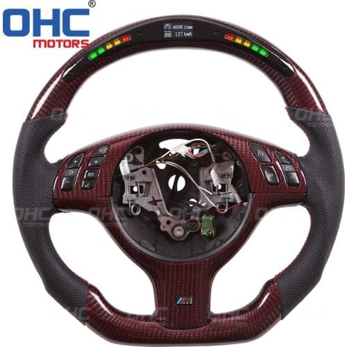 LED Display Steering Wheel compatible for BMW E46 3 Series LED Performance Steering Wheel