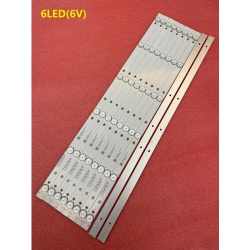 10 PCS/lot LED backlight strip for Polarline 32PL11TC 32LTV2002 JL.D32061330-081AS-M E348124 MS-L1343 L2202 L1074 V2