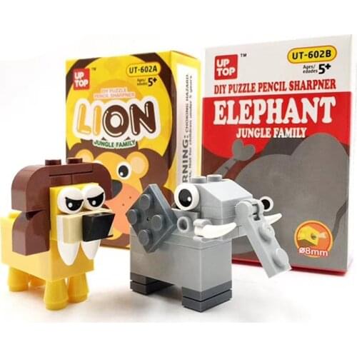 Pencil sharpener Multi Purpose Creative DIY Building block assembly Mechanical Pencil Sharpener for Office School Supplies