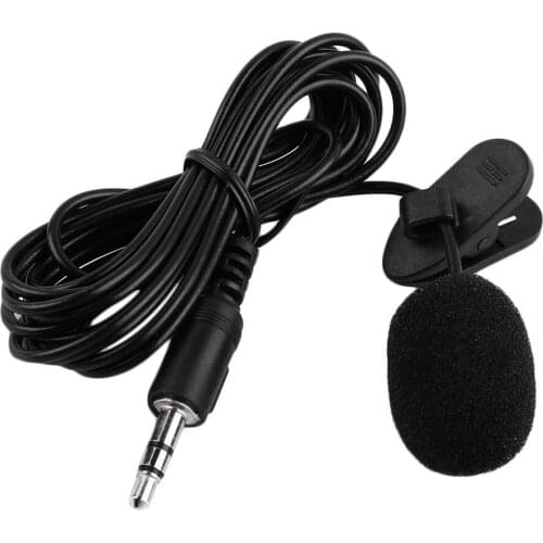 External 3.5mm Clip-on Lapel Lavalier Microphone For Smart Phone PC Laptop JR Deals
