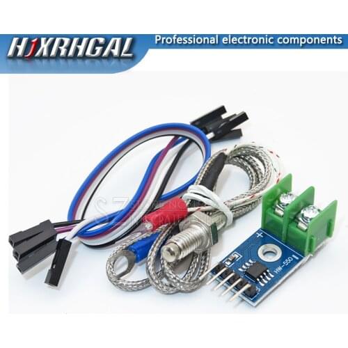 1Set MAX6675 Module + K Type Thermocouple Thermocouple Senso Temperature Degrees Module for arduino