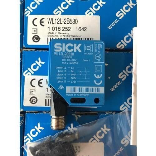 100% new original Wesk SICK mirror reflection laser optoelectronic switch WL12L-2B530 Item No. 1018252