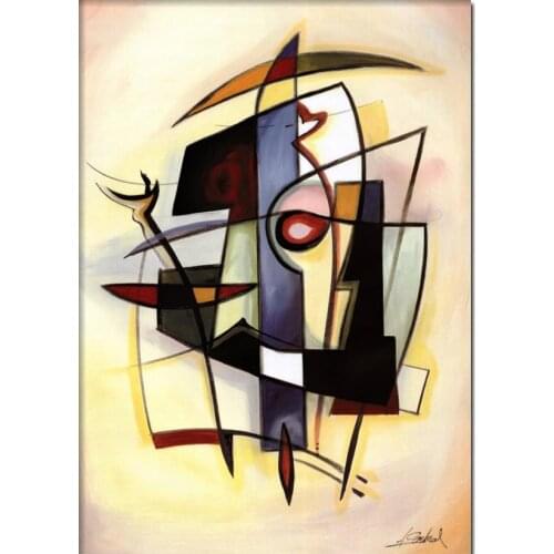 Handmade Wall Art Abstract For Living Room Cityscape Colorful Modern Artwork Canvas Oil Picture Home Decor High Quality Gift