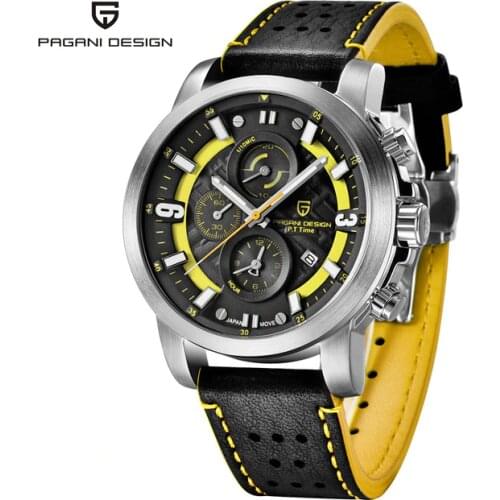 PAGANI DESIGN Top Luxury Brand Men Watch Waterproof Quartz Watch Fashion Military Men Wristwatch Countdown Clock Relojes Hombre