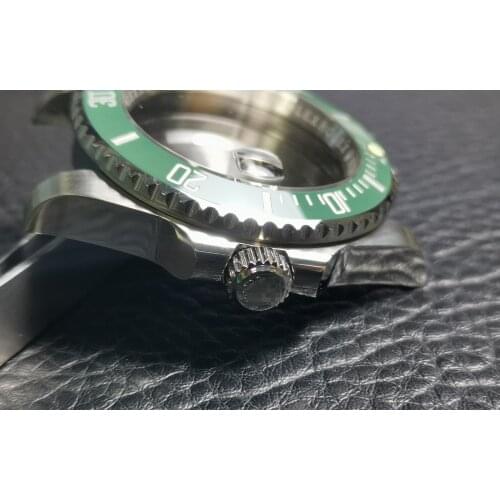 Sapphire Crystal 43mm Stainless Steel Ceramic Rotating Bezel 6015 Diving Case 200M Waterproof Suitable NH35A/NH36A Movement