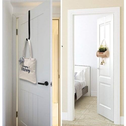 Door Iron Hook Hangers Wreath Hanger Hook Organizer For Christmas Wreath Coat Bag Hat Robe Removable Storage Rack