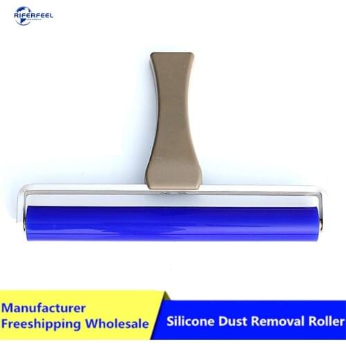 Riferfeel Sticky Silicone Dust Wiper Remover For Screen Reusable Washable Tacky Cleaning Roller Brush For Printing And Household