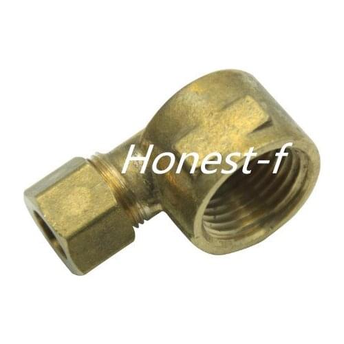 LTWFITTING 1/2" OD x 1/2" Female NPT 90 Deg Compression Elbow,BRASS COMPRESSION FITTING
