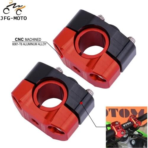 Motorcycle 7/8" 1 1/8" 22MM 28MM Universal CNC OTOM Handlebar Riser Clamps Bar Mounts For KTM HONDA YAMAHA KAWASAKI BMW Harley