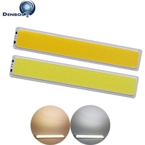 2018 new arrival led cob bar strip light 12v dc warm cold white 7w diode cob led bulb tubles light source for diy light