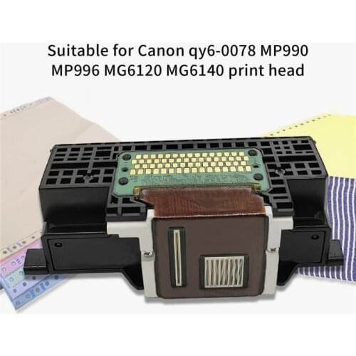 Replacement Printhead Print Head For Canon QY6-0078 MP990 MP996 MG6120 MG6140 6180 School Office Printer Supplies Printhead NEW