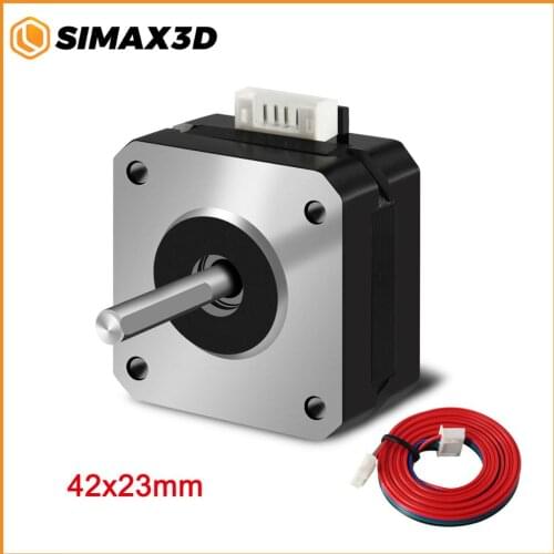 SIMAX3D Nema 17 Stepper Motor 42x23 17HS4023 with 39.3in(1Meter) Cable 1.5A 2Phase 4 Wires 1.8 Degree for Creality CR-10 Ender 3
