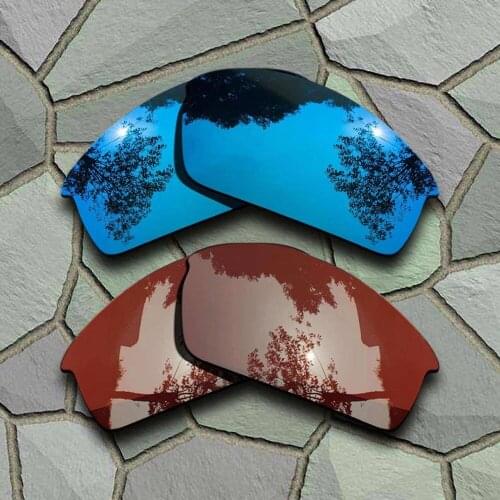 Sky Blue&Bronze Brown Sunglasses Polarized Replacement Lenses for Oakley Bottlecap