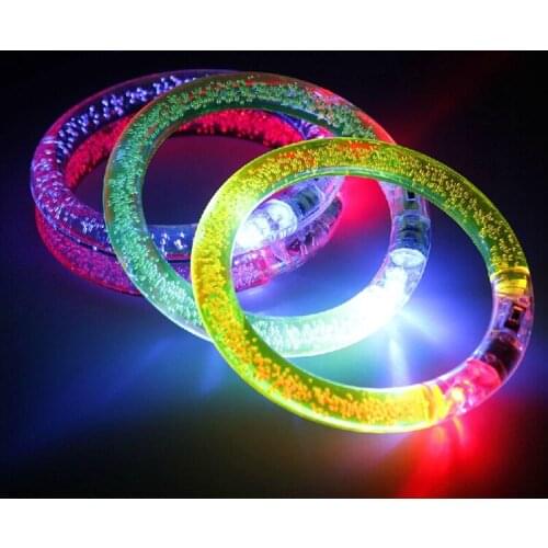 Glow bracelet/acrylic bracelet/flash bracelet/colorful LED bracelet toys wholesale