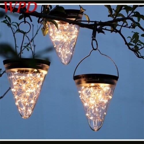 WPD Solar Landscape Lights Outdoor LED Modern Waterproof Garden Ground Conic Lamp for Decoration