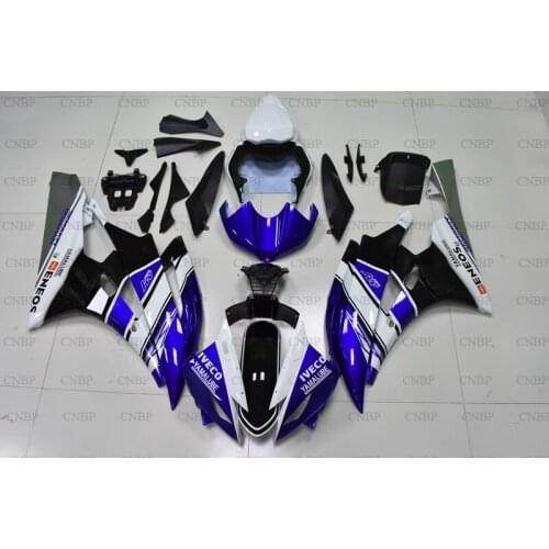YZF600 R6 2006 - 2007 Fairings YZF R6 07 Body Kits YZF600 R6 2006 White Blue Bodywork