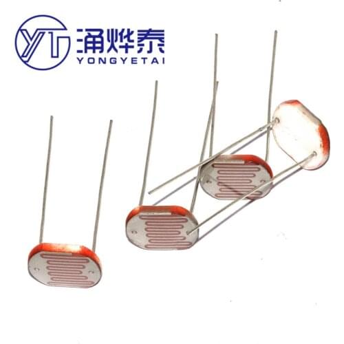 10mm Photosensitive Resistor Photoelectric Switching Element Photoelectric Detection Element
