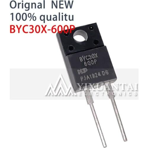 10pcs/lot 100% NEW origina BYC30X-600P BYC30X600P BYC30X BYC30X 600P TO220 Triode Transistor TO-220
