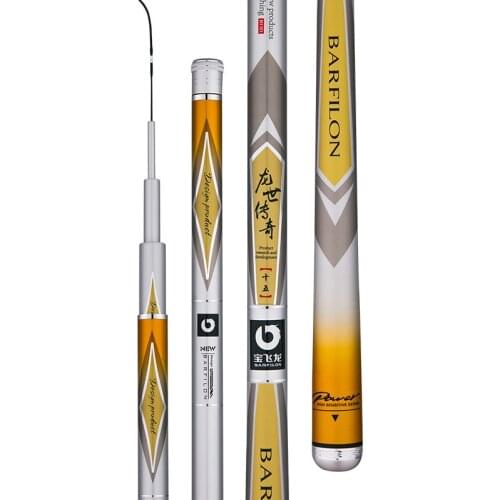 3.6m-8.1m Carbon Fishing Rod Hand Poles De Pesca Ultra Light Super Hard Taiwan Fishing Rod Black Pit Carp Wedkarstwo Olta Feeder