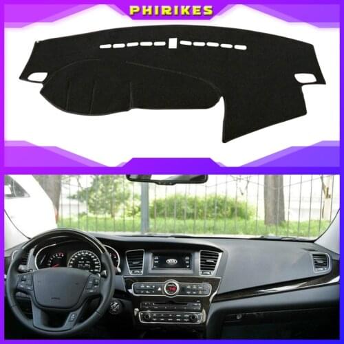 For Kia Cadenza K7 Car Dashboard Cover 2010 2011 2012 2013 2014 2015 2016 Dash Mat Pad Carpet Dashmat Sun Shade Pad Car Styling