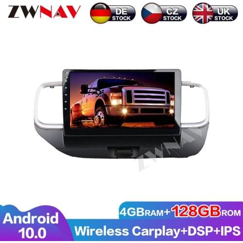 Screen Car 128G Android 10 Carplay Radio DVD Player Multimedia Audio Navigations GPS For Hyundai Venue 2018-2020 RHD Head Unit