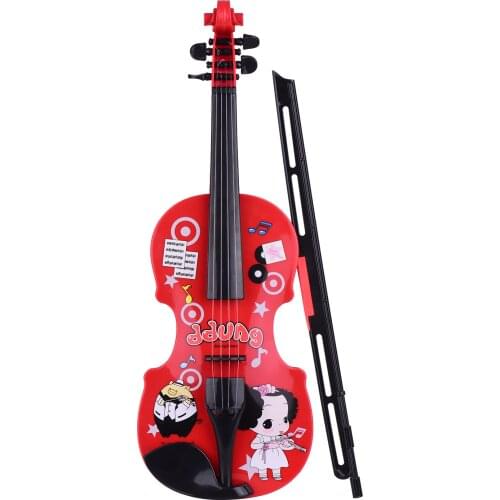 Kids Little Violin with Violin Bow Fun Educational Musical Instruments Electronic Violin Toy for Toddlers Children